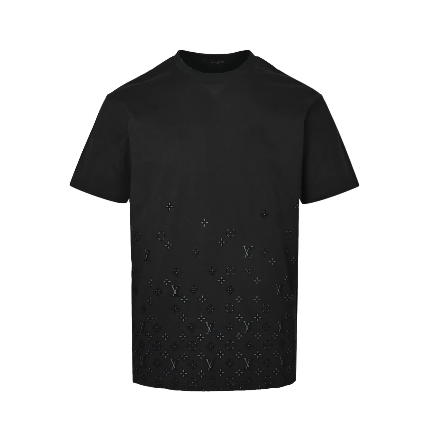 Louis Vuitton/Louis Vuitton 26ss flocked presbyopia hollow gradient short sleeves